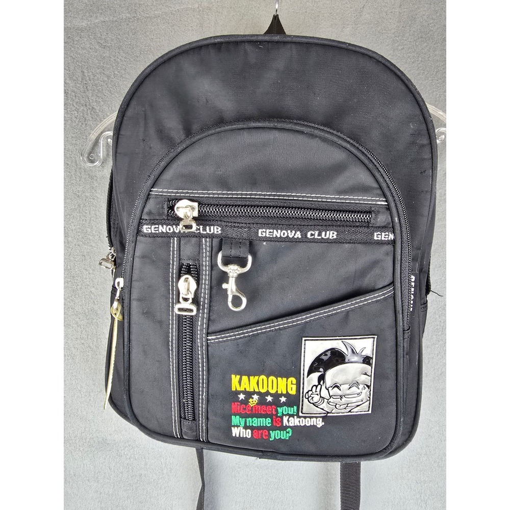 Genova Collection Backpack Small Black Kawaii Harajuku Streetwear Mini Bag
